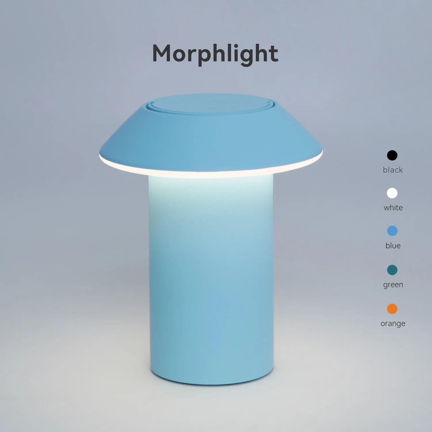 Minimalist Night Light Portable Mushroom Lamp with DIY Shapeable Design Creative Touch-Controlled Ambient Table Lamp