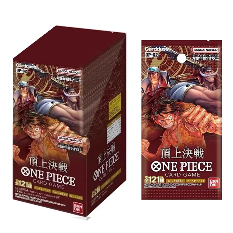 New Originales Bandai One Piece Card New Era Opcg-01-06 Cards Booster Box Japanese Anime TCG Rare Game Card Collector Gift Toy