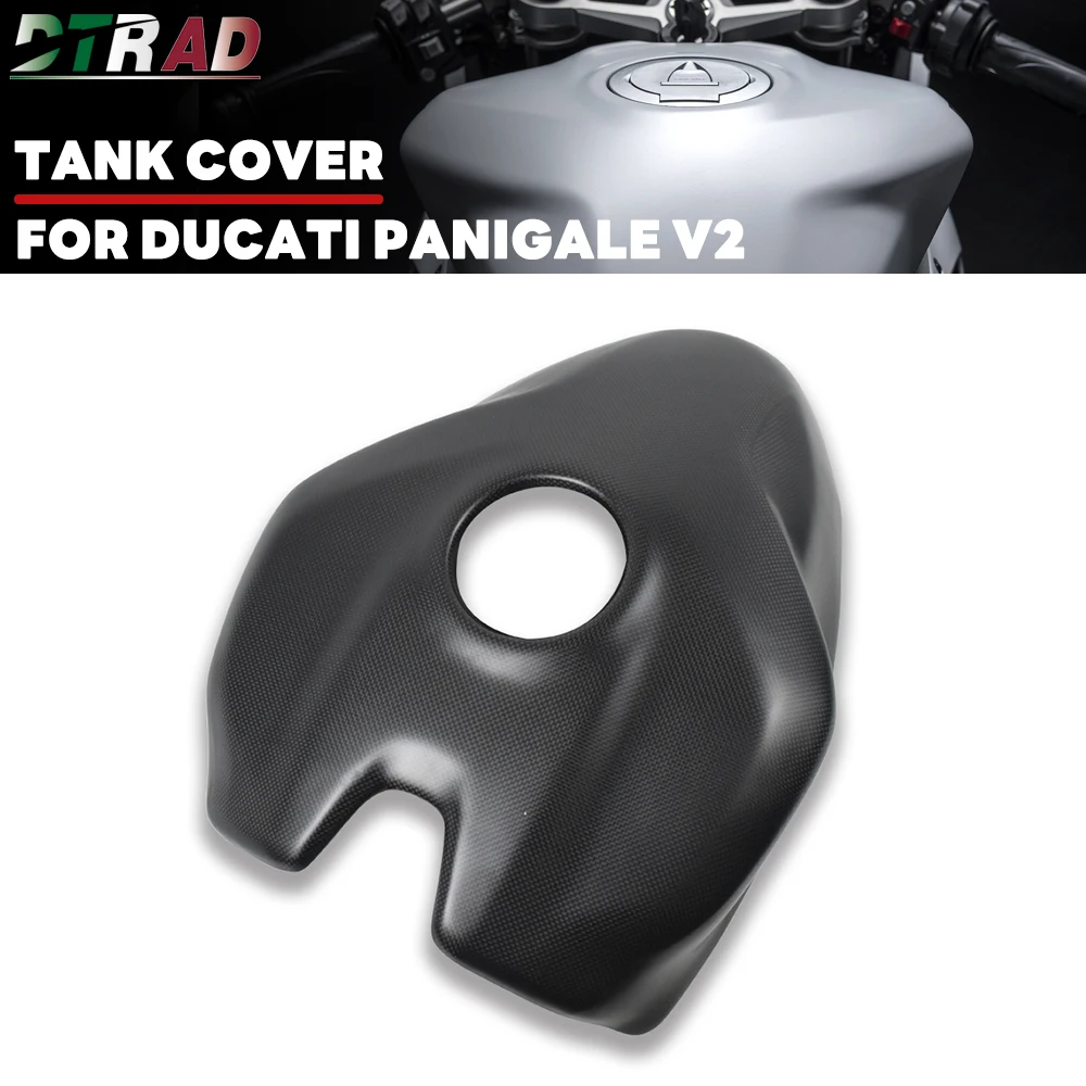 For DUCATI Panigale V2/V2S 2020-2024 899 959 1199 1299 S R Carbon Fiber Fuel Tank Cover Protection Case Fairing Kits Plain Matte