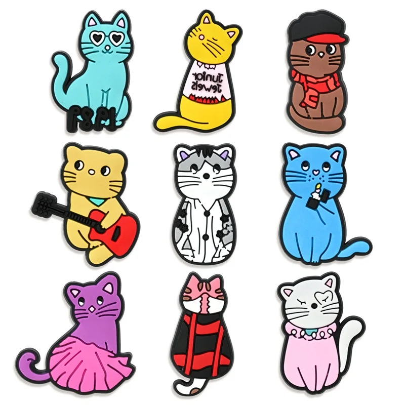 

Guitar Music Singer Cat Enamel Pins Custom Music Producer Albums Brooches Lapel Badges Cartoon Jewelry Gift For Kids Friends