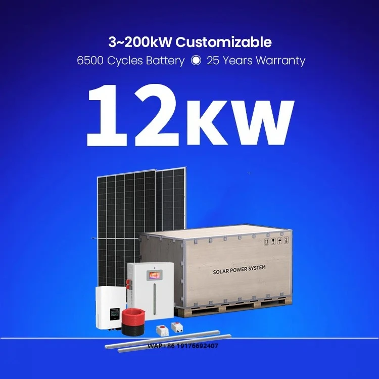 On-Grid Off-Grid Hybrid Split 5kW/10kW Solar Power System Home Solar Panel Kit IP65 Protection CAN Communication LiFePO4 Battery