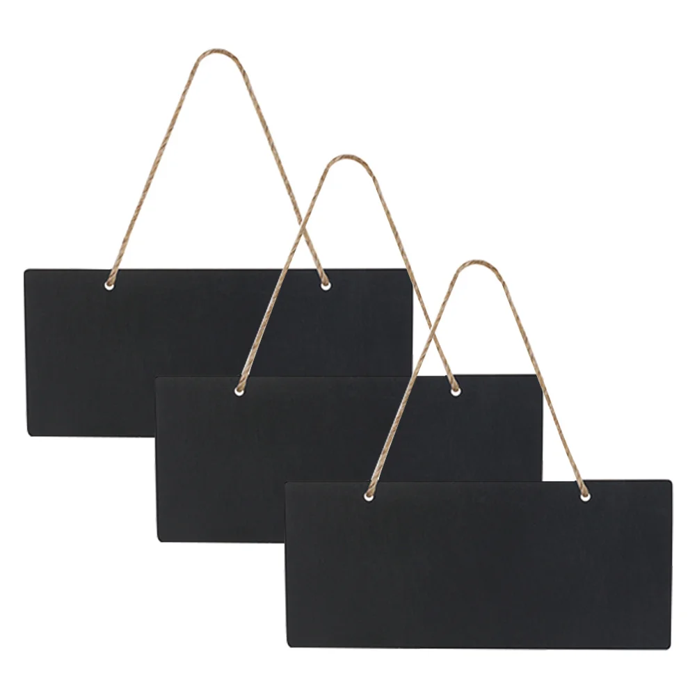 1 مجموعة من السبورة الصغيرة الخشبية المعلقة السبورة للمقهى مكتب رسالة مجلس شارة السعر قلادة علامة الحرفية العرض #4