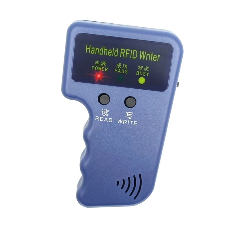 Handheld RFID Reader EM/TK4100 Duplicator 125Khz Rewritable Key Copier EM4305 T5577 Badge Programmer Token Writer ID Tag Clone