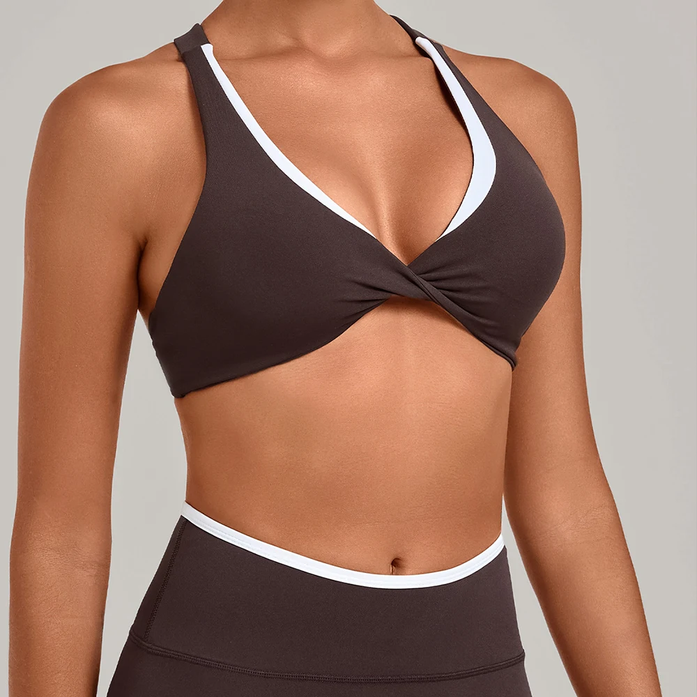 Cross Strap Sports Bra Top  Women Push Up Fitness Underwear Yoga Bra Sport Tops Women Breathable Running Vest Bralette Gym Tank