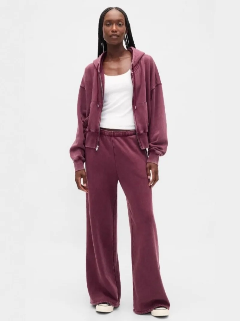 

Autumn 2025 Women's Casual Fashionable Retro Solid Color Hooded Zippered Loose Suit - New Arrival
