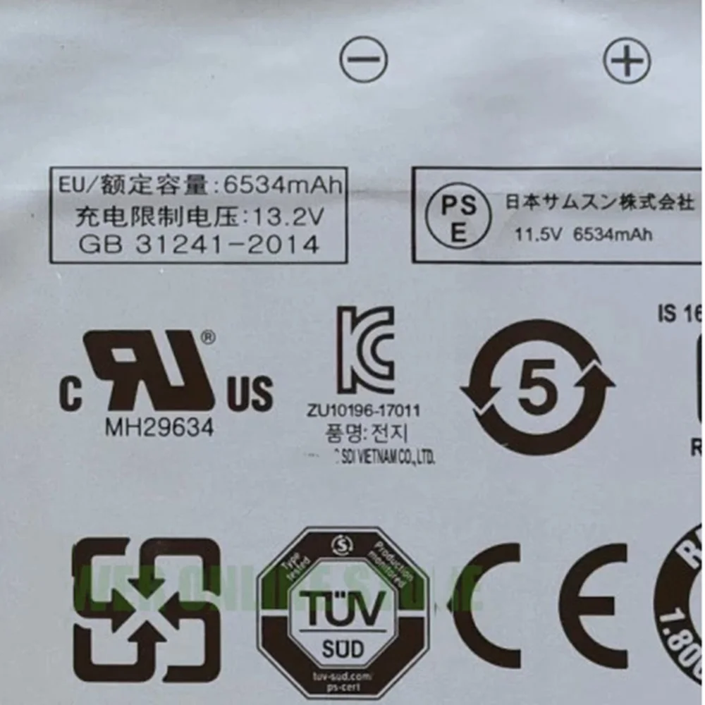 Batería Original para ordenador portátil, 11,5 V, 75WH, AA-PBTN6EP, para SAMSUNG 900X5T, 900X5T-X78L, 900X5T-X01, 900X5T-X02, 900X5T-X05