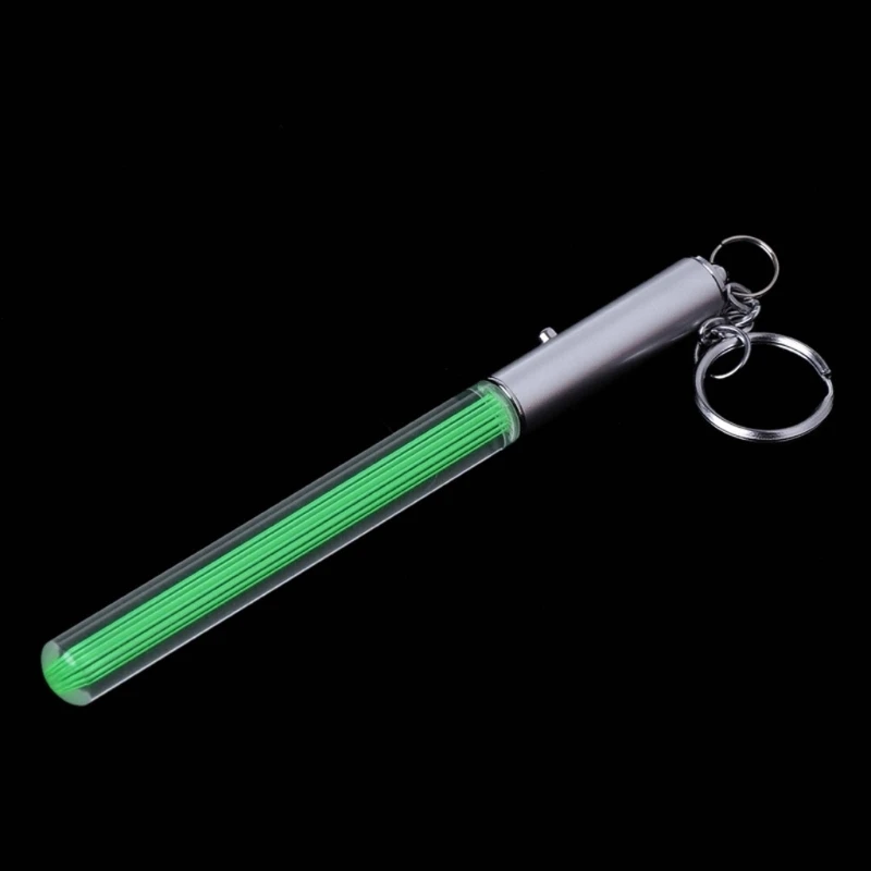 Durable Glow Pen Torch Wand Lightsaber LED Light Glow Keychain Toy Party Supplies Dropship