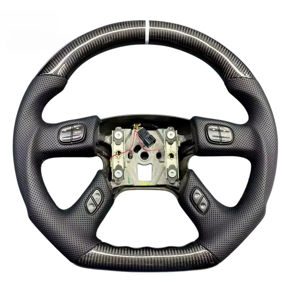 Auto Parts Racing Style Real Carbon Fiber Steering Wheel Premium Car Interior Modified Upgrade Accessories