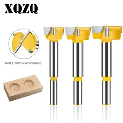 1pcs 15mm-100mm Forstner tips Woodworking tools Hole Saw Cutter Hinge Boring drill bits Round Shank Tungsten Carbide Cutter