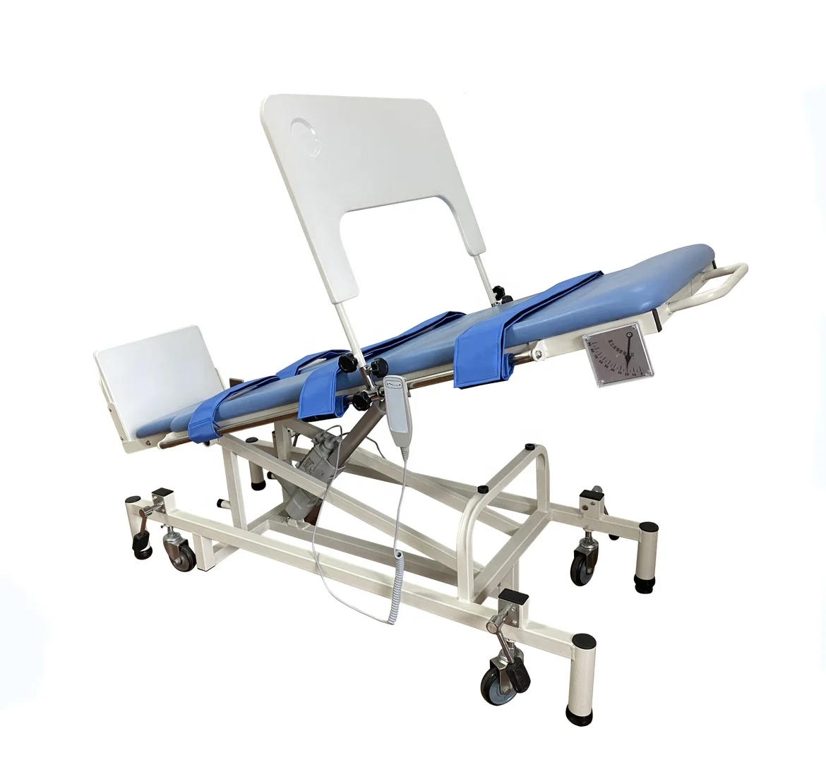 

Electric handicapped tilt table tilt beds