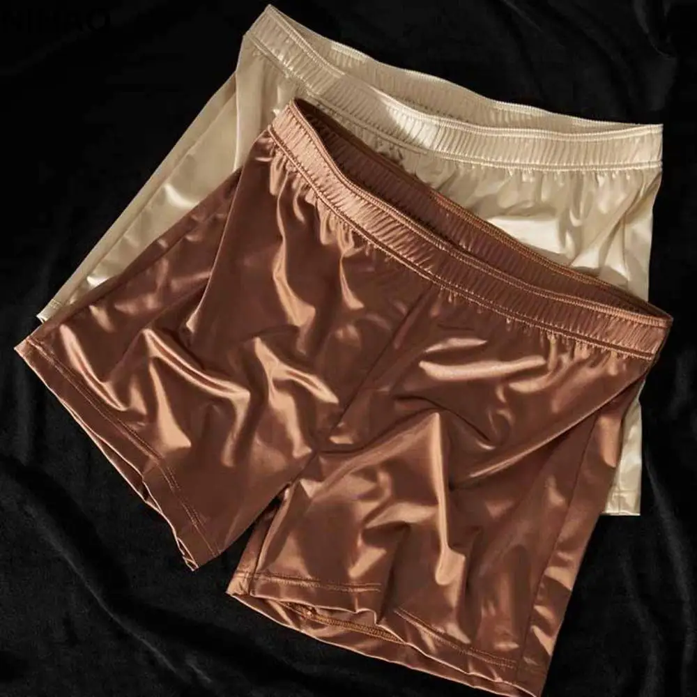 

3Pcs Breathable Plus Size Men's Boxer Briefs Seamless Elastic Underwear for Man Mid Waist Lingerie Shorts Underpants Male