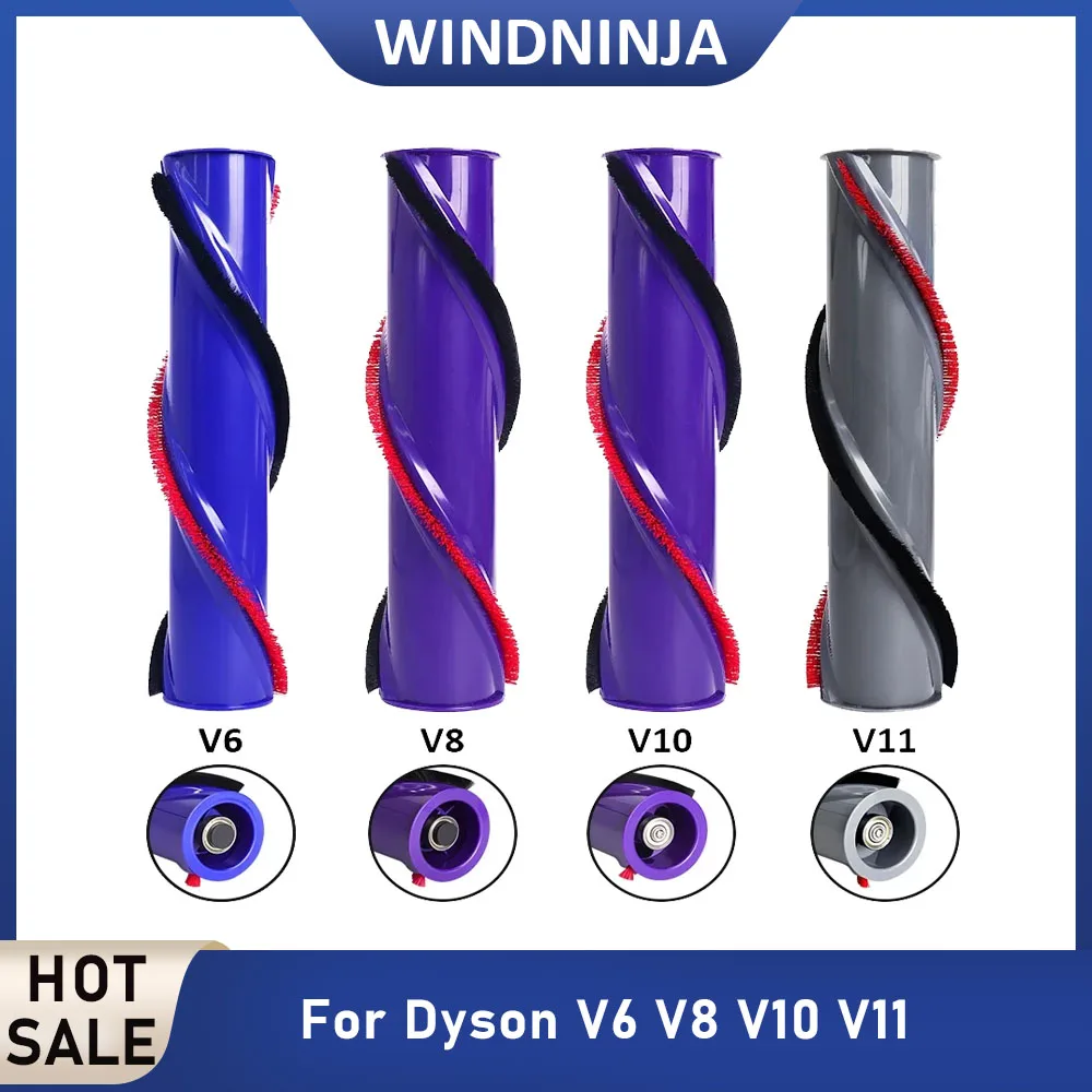 Direktantrieb-Rollenbürsten-Ersatzteile für Dyson V6 V8 V10 V11 Kabelloser Staubsauger Hauptrollenbürste Zubehör Ersatz
