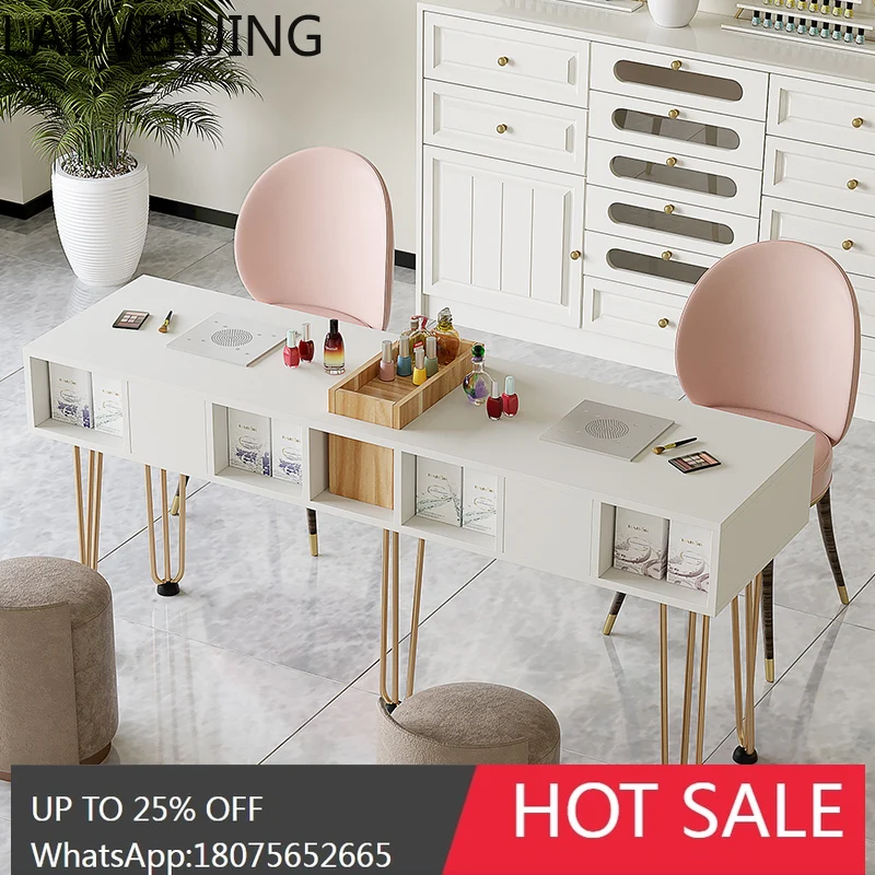 solid wood manicure table and chair set with vacuum cleaner manicure table economical