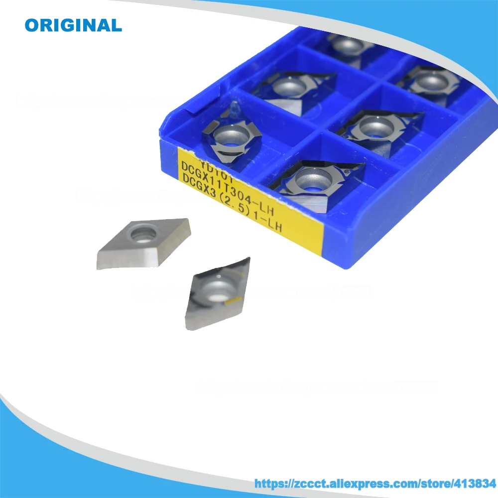 DCGX11T304‑LH DCGX11T308‑LH YD101 Hartmetall-Drehmeißel LH Spanbrecher CNC-Drehmaschinen-Werkzeugeinsatz für die Bearbeitung von Aluminiumlegierungen – Detail 5