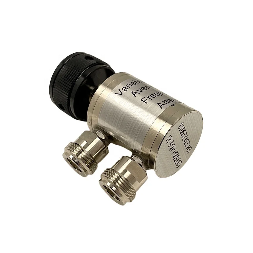 SMA-FF Rotary Step Adjustable 0-90db Attenuator Female-to-Female 2W 10W 6G 1dB  for Telecom Parts Step Variable Attenuator