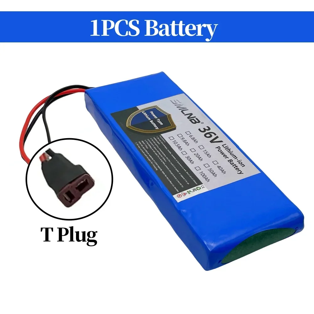 36V 6800mAh 18650 Lithium Li-ion Battery Pack 10S1P 15A BMS 500W Rechargeable Batteries Electric Car Bicycle Scooter image 3