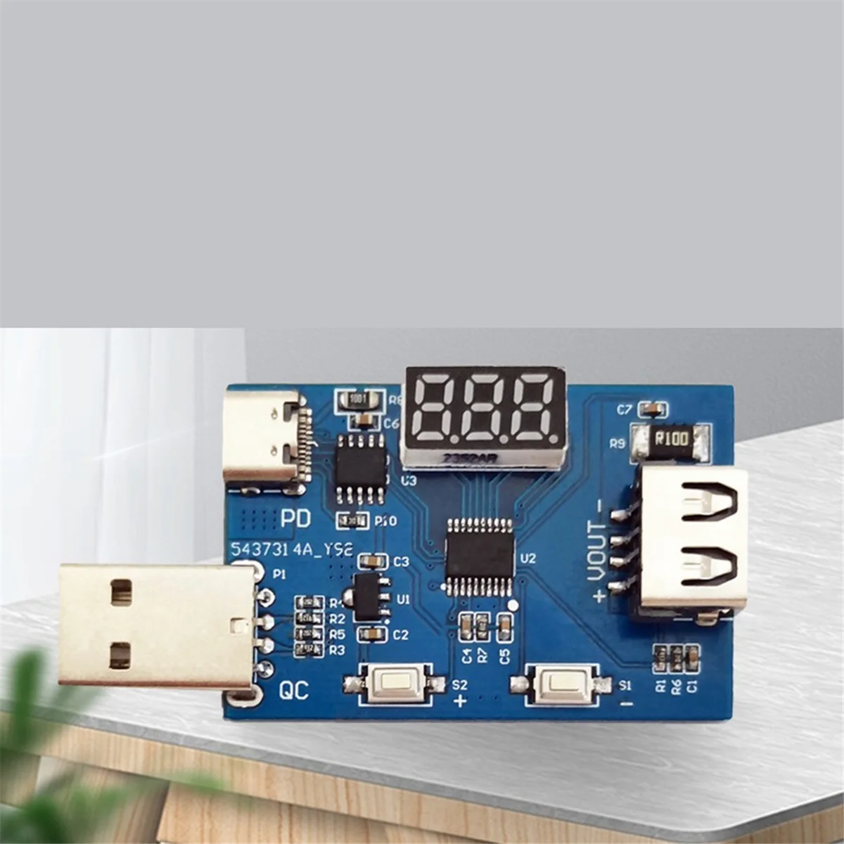 Módulo principal Multifunction do envelhecimento do teste, tensão ajustável que carregam, chamariz, QC2.0, QC3.0, PD3.0, 3.6-20V