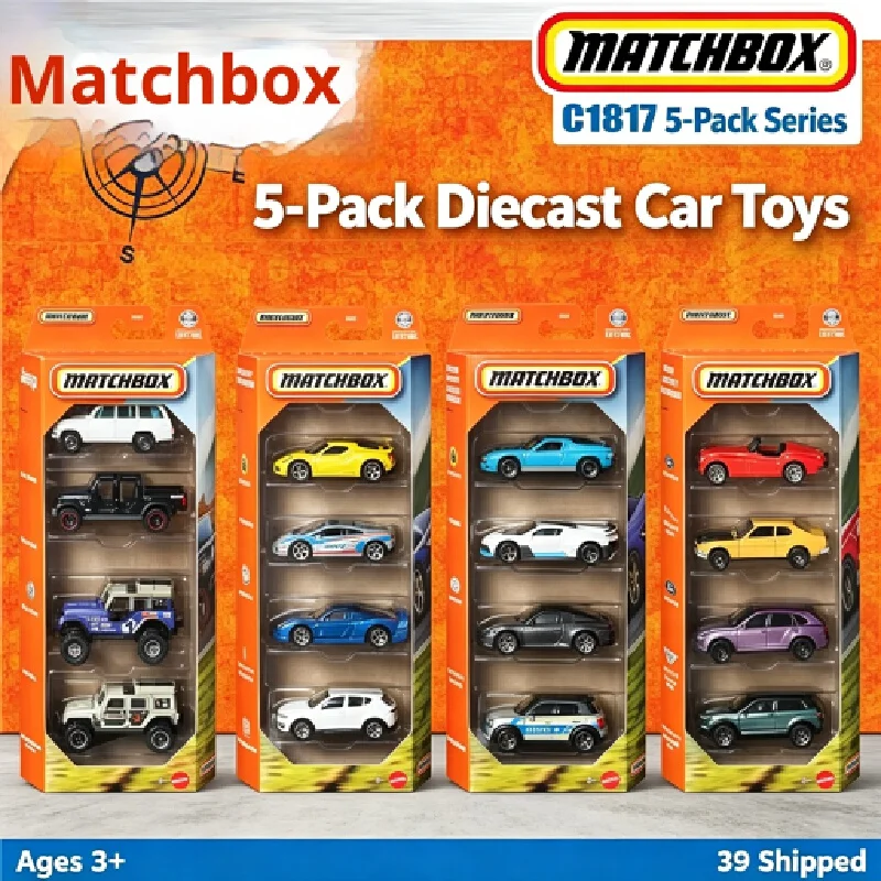C1817 Premium Alloy Die‑Cast Mini Vehicle 5‑Pack Collectible Toy Car Set Detailed Replica Models For Hobby Collectors Home Deskt