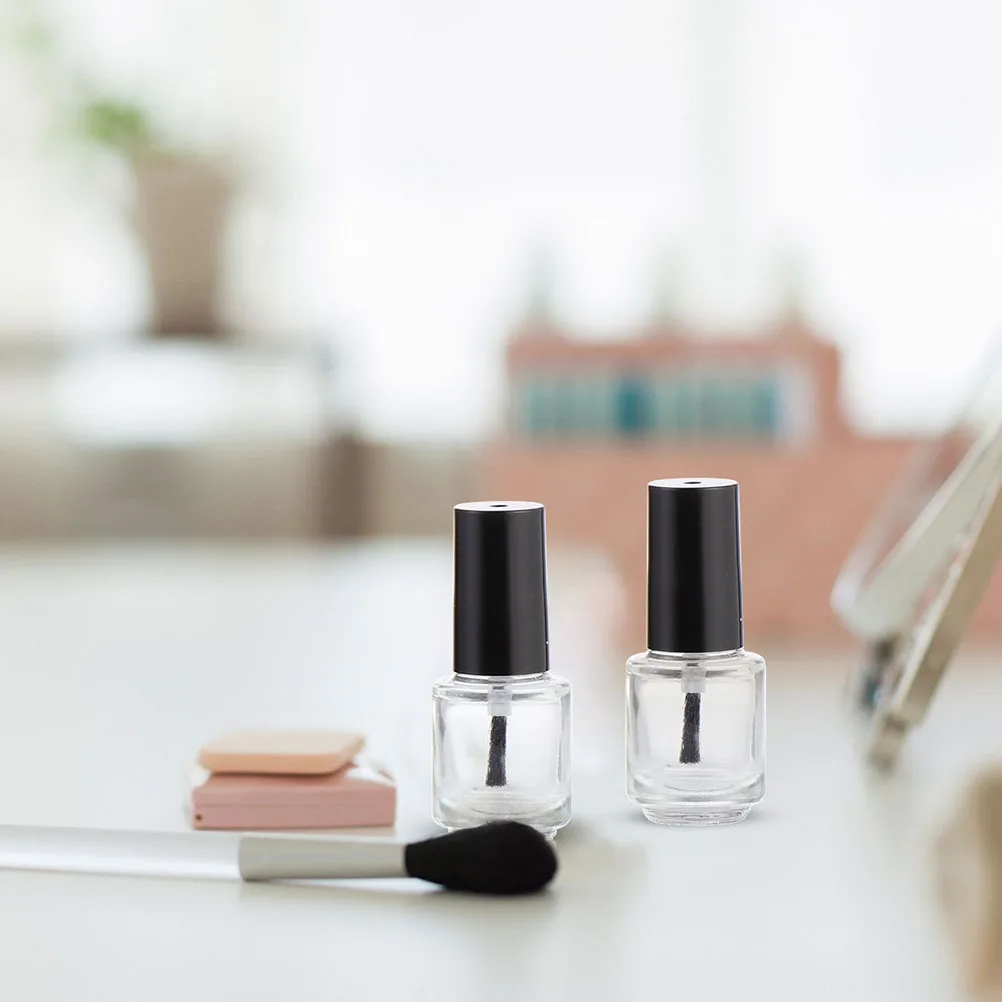 10 stuks lege nagellakflessen premium glas hervulbare lekvrije flessen voor nagelgel etherische olie reisopslag