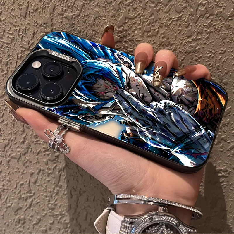 Dragon Ball Super Saiyan Blue Vegito Gogeta Case for iPhone 12 17 Air Pro Max 16 15 11 14 13 Pro Max XS X XR Plus 8 7 SE 2020 view 5