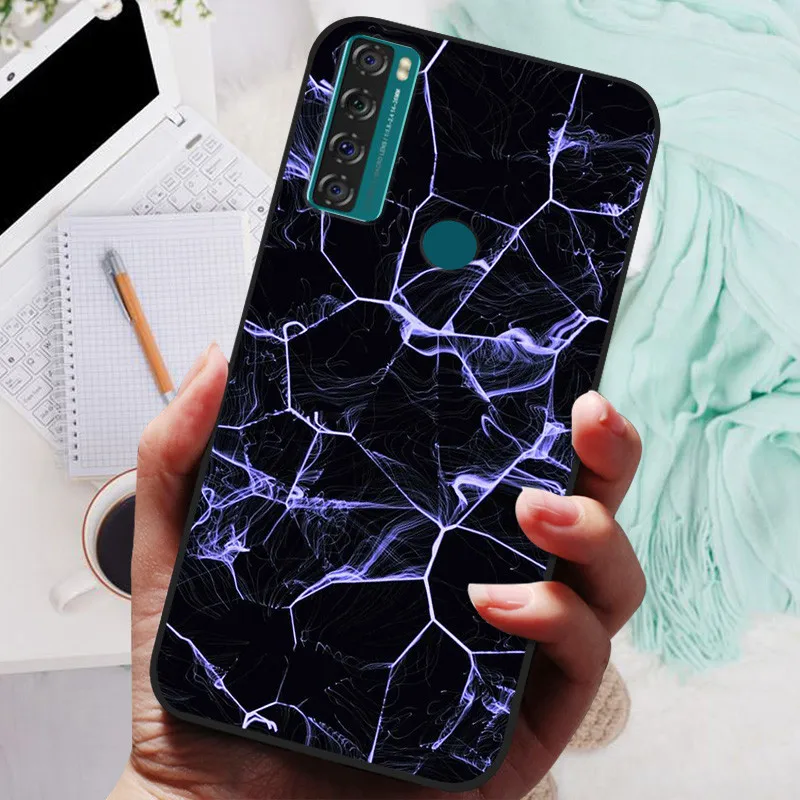 For TCL 20 SE Case Silicone Shockproof Soft TPU Phone Cover For TCL 20 SE Funda 20SE 6.82\