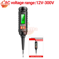 AC 12-300V Intelligent Voltage Tester Pen Digital Induction Power Detector Pencil Electric Screwdriver Circuit Indicator Tester