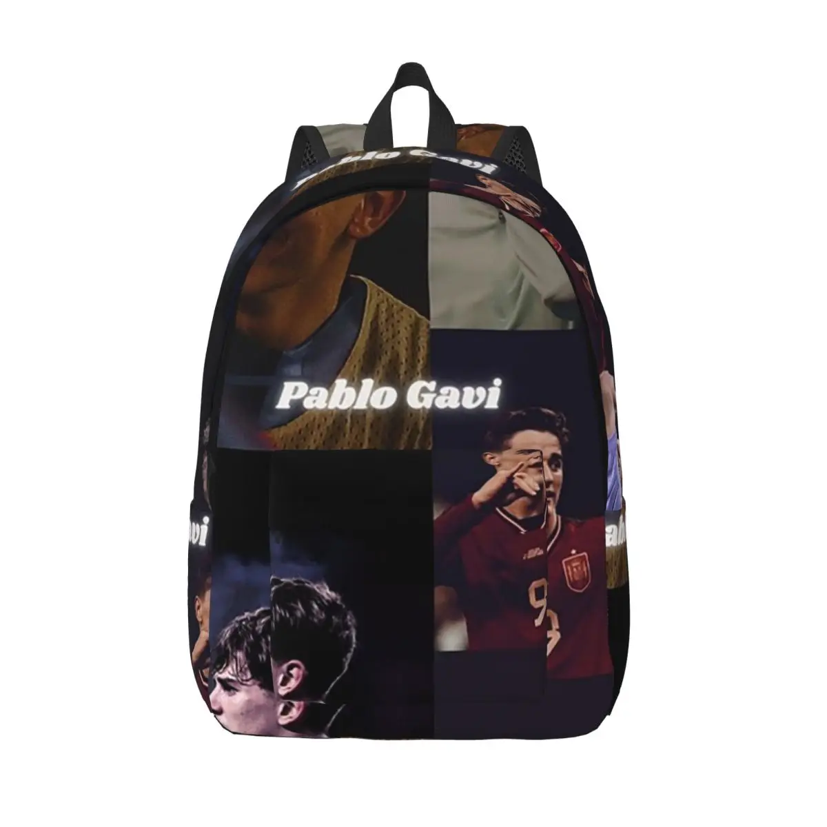 

Pablo Gavi Aesthetic Student Backpack School Bag Hiking Travel Daypack for Men Women Bookbag Shoulder Bags