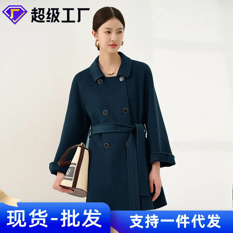 

Cashmere Jackets Are Popular With New Double-Sided Woolen Women's Long Cloaks And Short Woolen Jackets