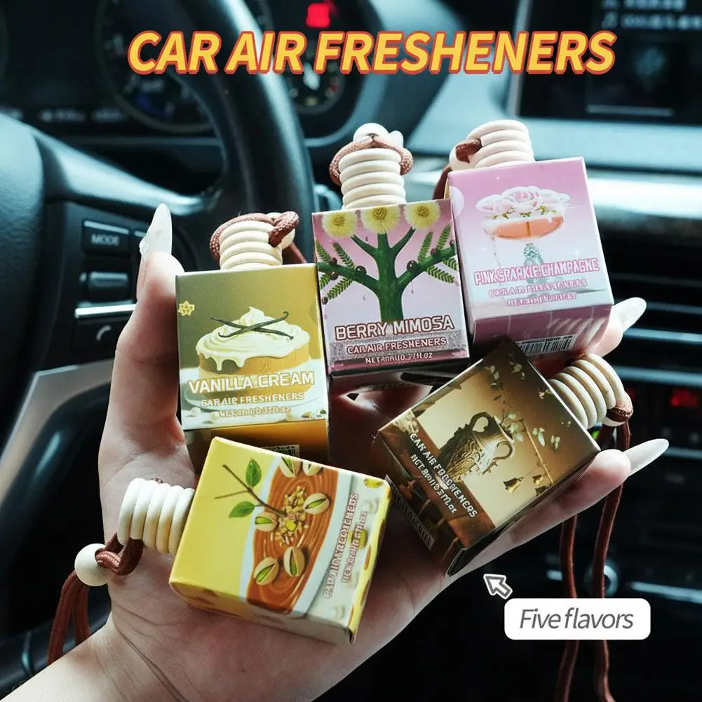 Nuevo cordón de Perfume para coche, fragancia para eliminar el olor, fragancia duradera, aroma específico para coche, 5 estilos, Perfume Popular EDP