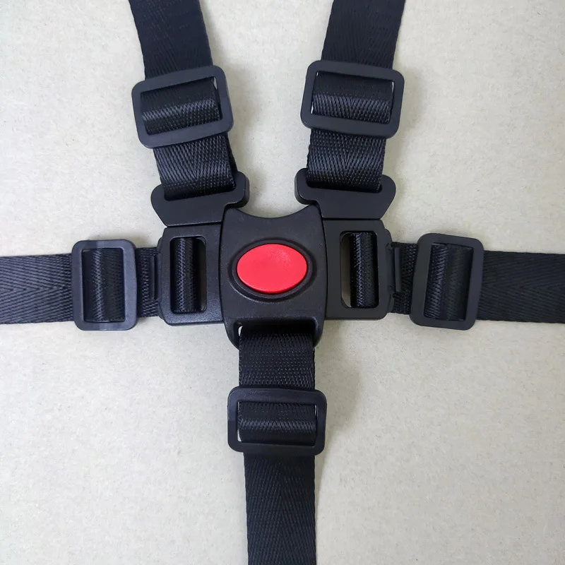 Baby Safety Belt 5 Point Harness Dining Feeding Chair Belts Baby Protection Universal Belt Lunch Seat Car Sleeping Fixed Belts