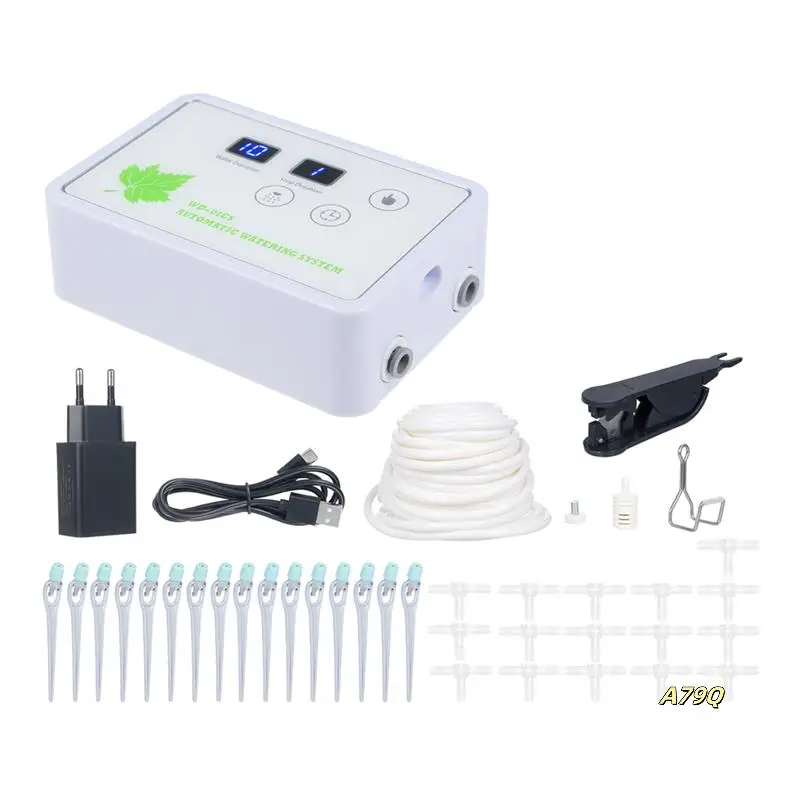 

Automatic Watering System Timeable Plant Waterer Built-In Self-Priming Pump Smart Timed Watering Timer 2M 16 Potted