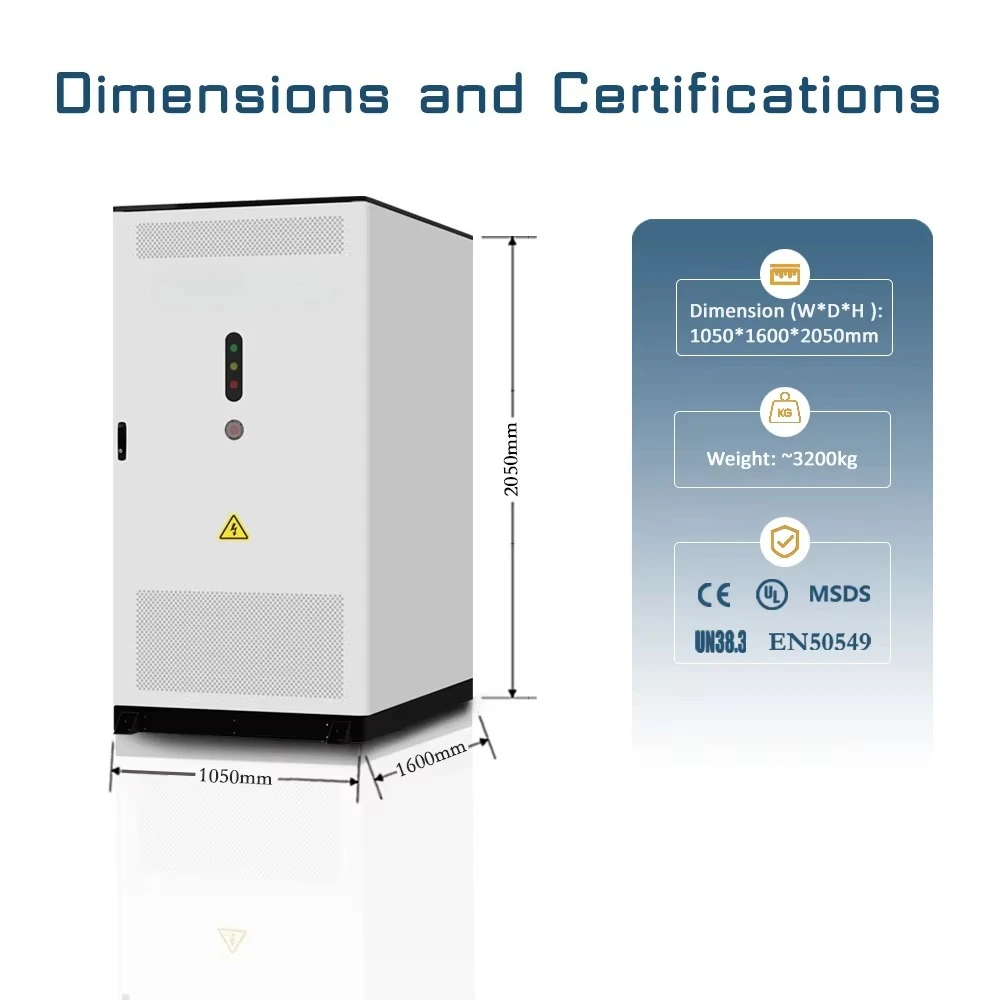 Renepoly 125kW 257kWh LiFePO4 Battery Solar ESS Industrial Energy Storage for Manufacturing Plant