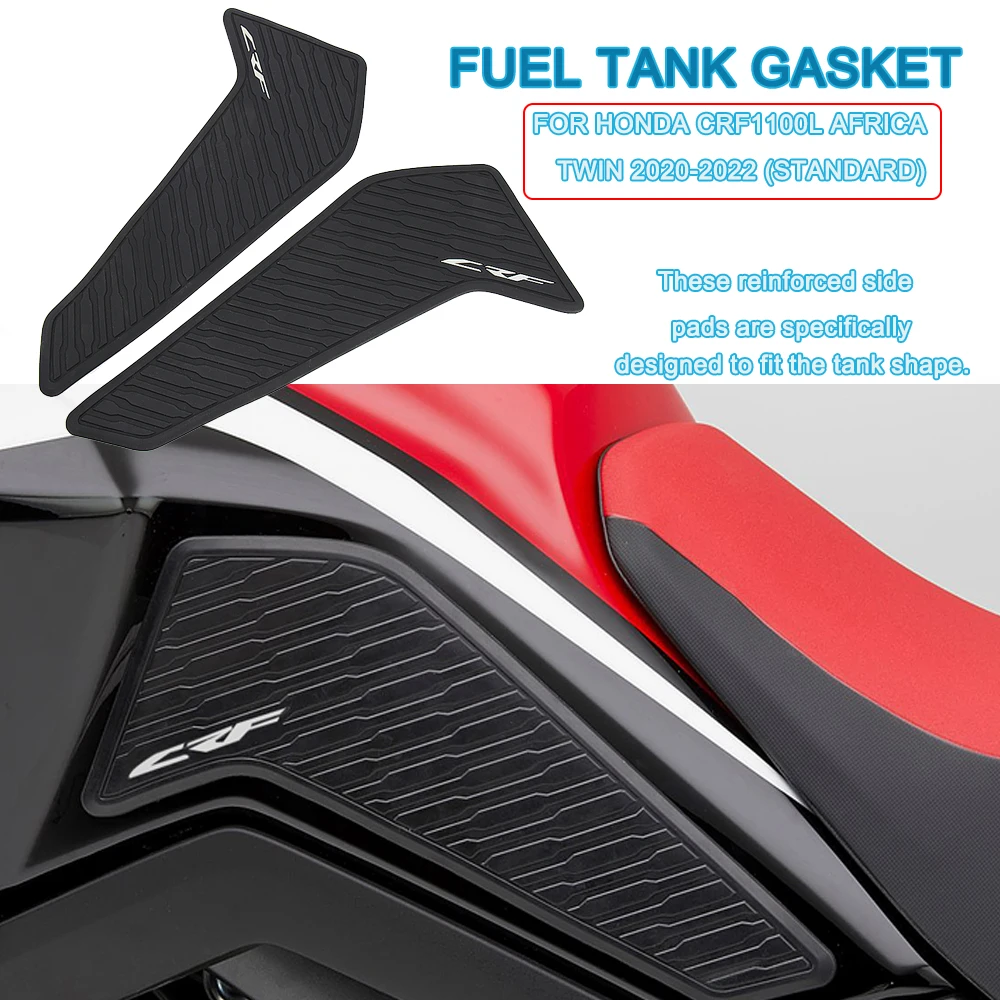 For Honda CRF1100L CRF 1100 L Africa Twin 2020 2021 2022 NEW Motorcycle Non-Slip Side Fuel Tank Pad Rubber Stickers