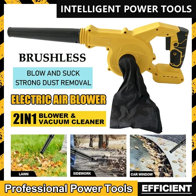

Fit Dewalt Brushless Electric Blower Speed Adjustable Powerful Cordless Leaf Blower Portable Household Blowing Dust Blowing Snow
