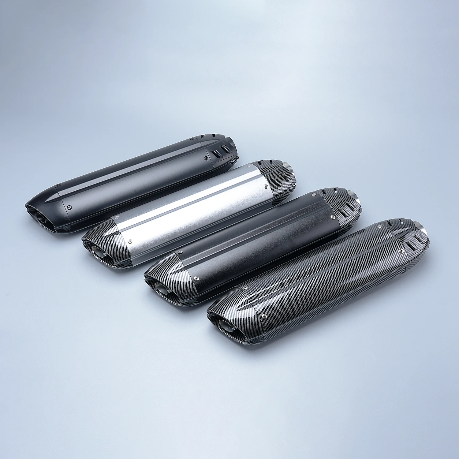 

Universal 51mm Motorcycle Exhaust System with DB Killer, Imitation Carbon Fiber Exhaust Pipe Fit for ZX4R ZX6R R3 R6