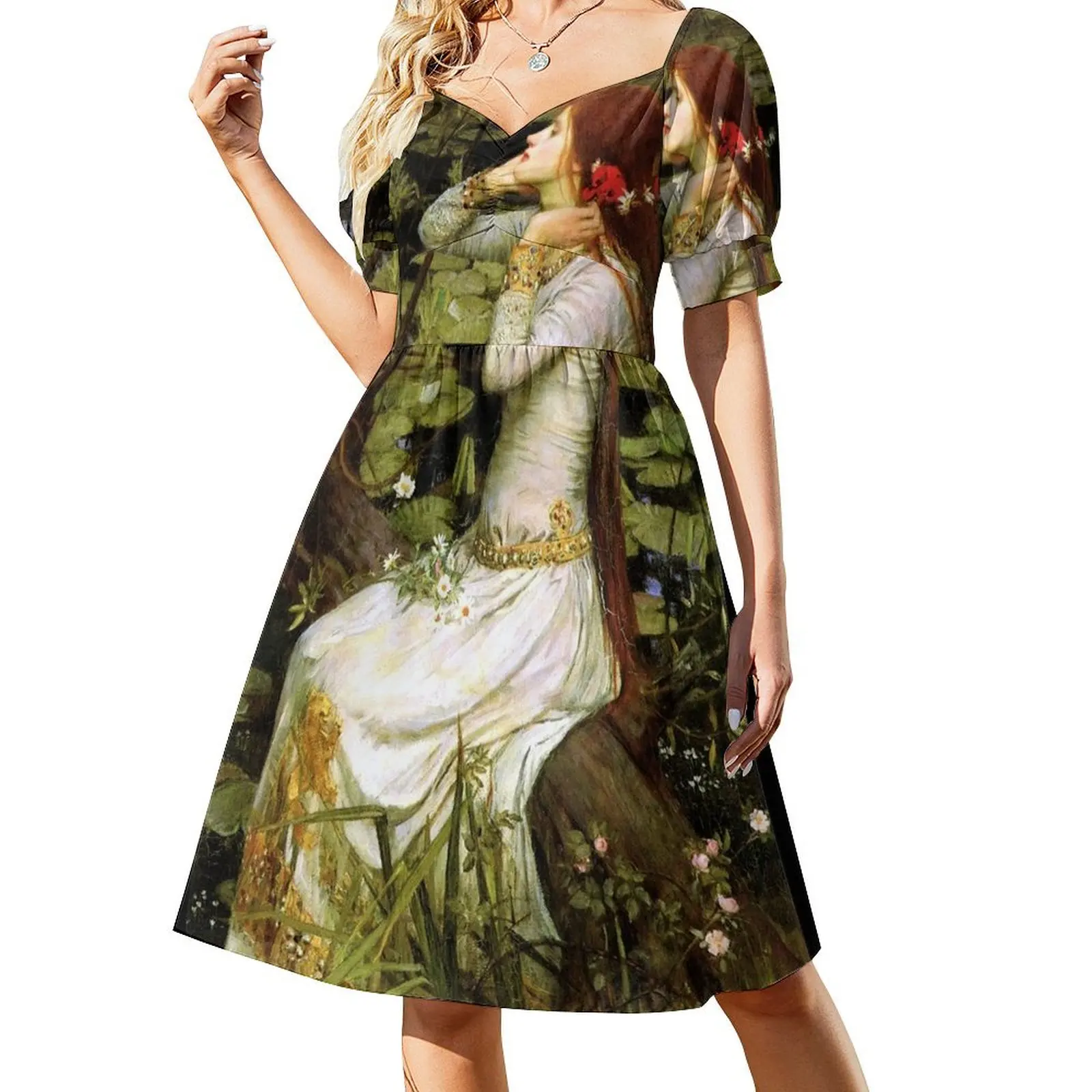 

Ophelia 1894 - John William Waterhouse Short Sleeved Dress Dress for girls dress women summer 2025