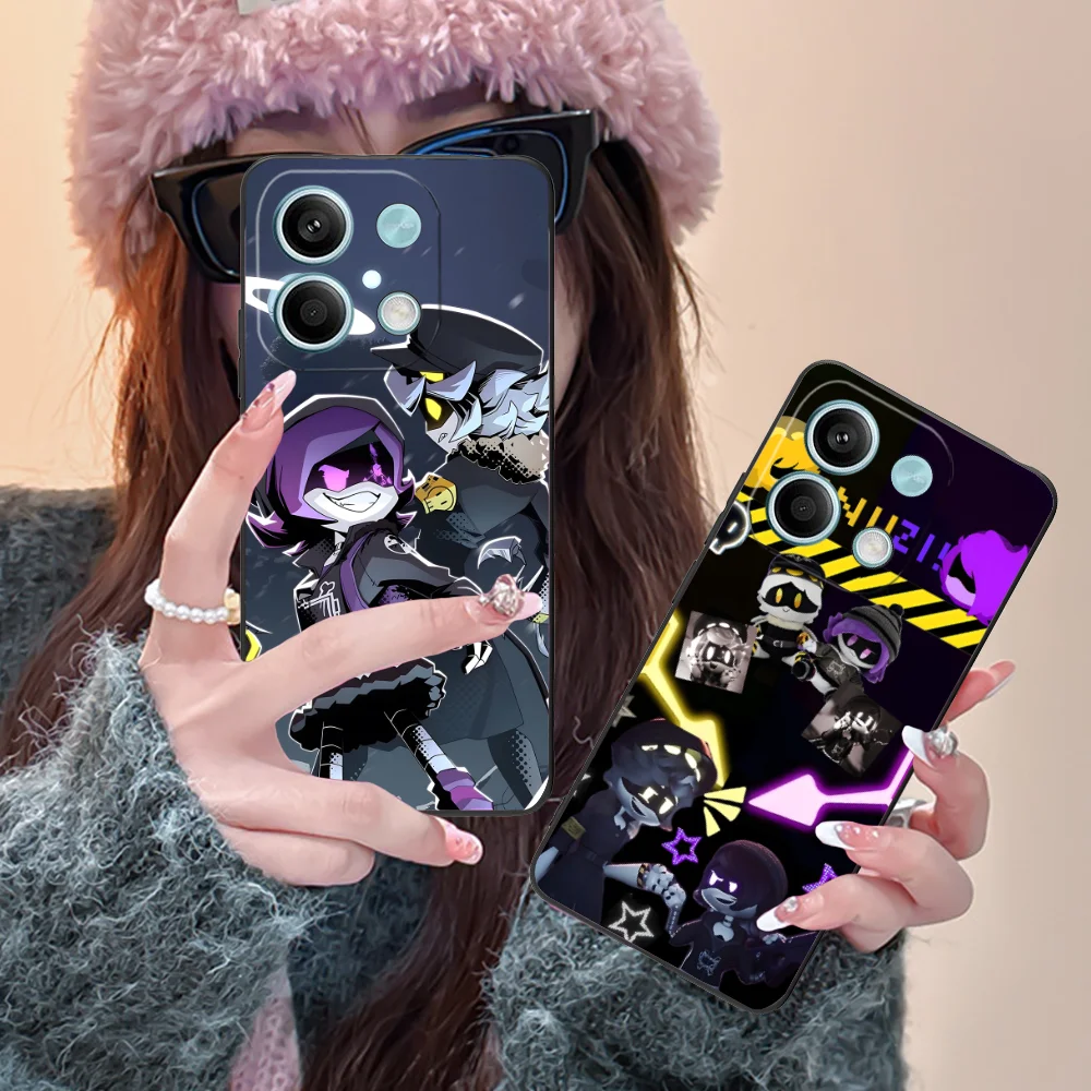 حافظة لهاتف القتل بدون طيار لهاتف Xiaomi Redmi Note 14 13 12 11 10 9 S A Pro Plus Lite 5G غطاء للهواتف الذكية باللون الأسود #4