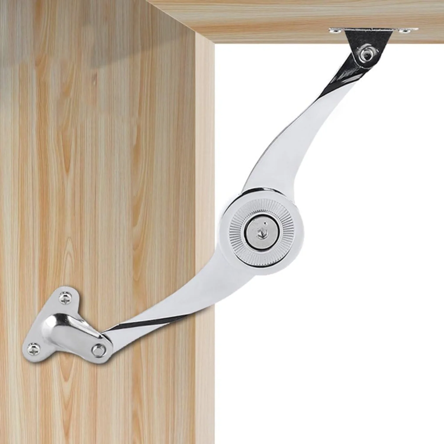 Hydraulic Randomly Stop Hinges Kitchen Cabinet Door Adjustable Polish   Lift  Flap Stay  Hardware