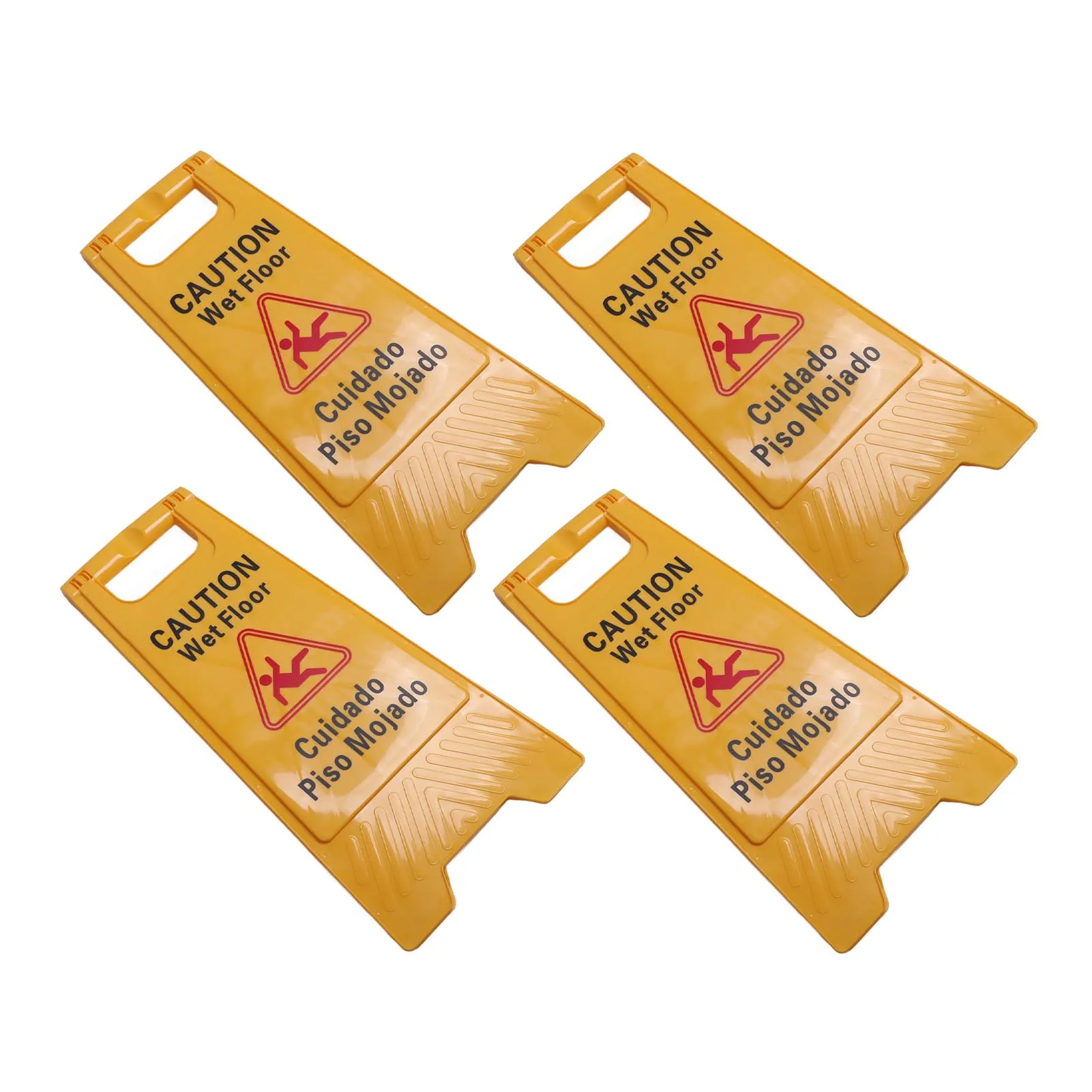 لافتة أرضية مبللة قابلة للطي بإطار تحذير علامة أرضية بلاستيكية على الوجهين لافتة أرضية مبللة للحذر الداخلي والخارجي #2