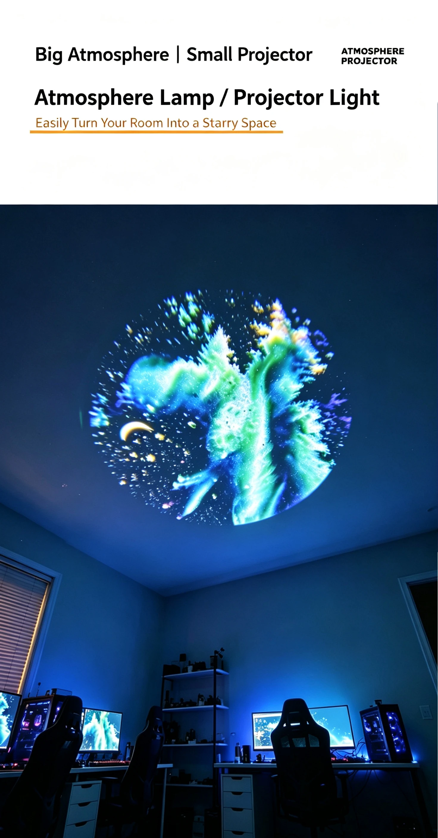 Mini USB Galaxy Star Projector Night Light 5/10/15 Patterns Clear Image With Film Starry Sky Ambient Light For Bedroom Car Decor