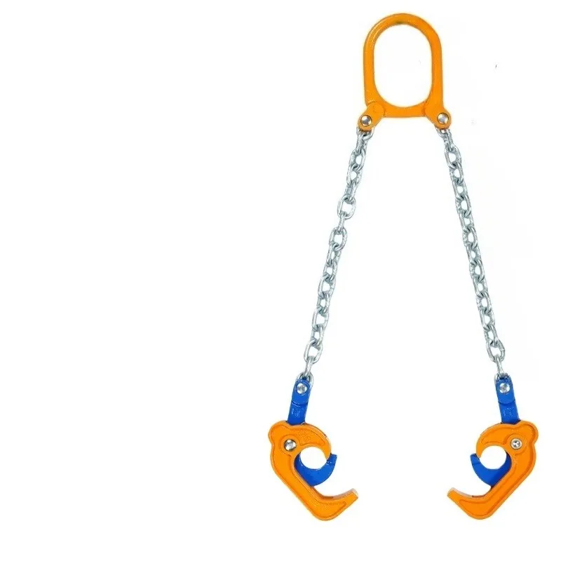 1pcs Chain Sling for Oil Tank Barrel Handling 0.5Ton Iron Drum Lifter Clamp