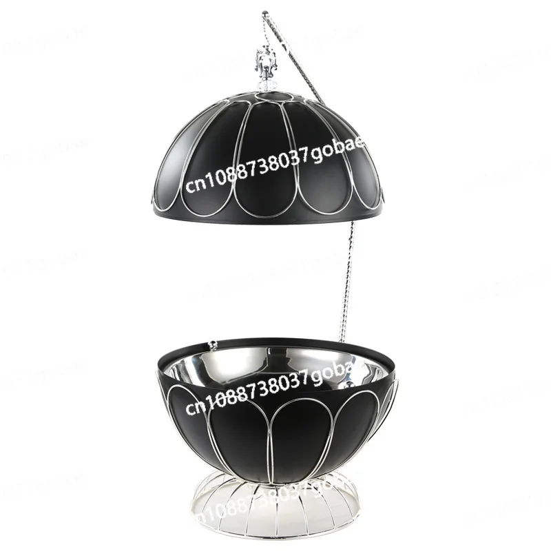

Black globe dining stove hotel restaurant hanging stove