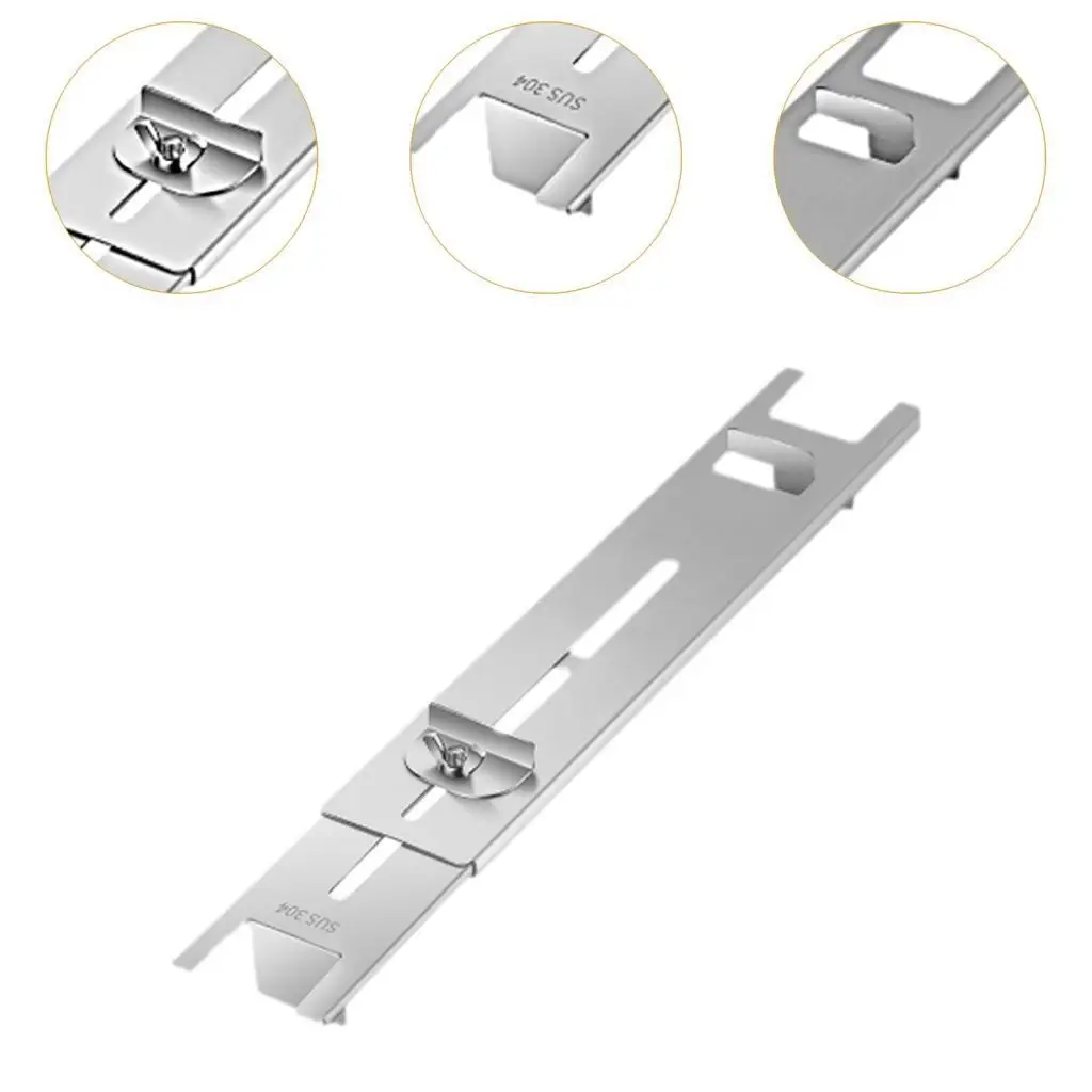Sink Bridge Sharpening Stone Holder Adjustable 304 Stainless Steel Whetstone Base for Knife Sharpener Grindstone Kitchen Bracket
