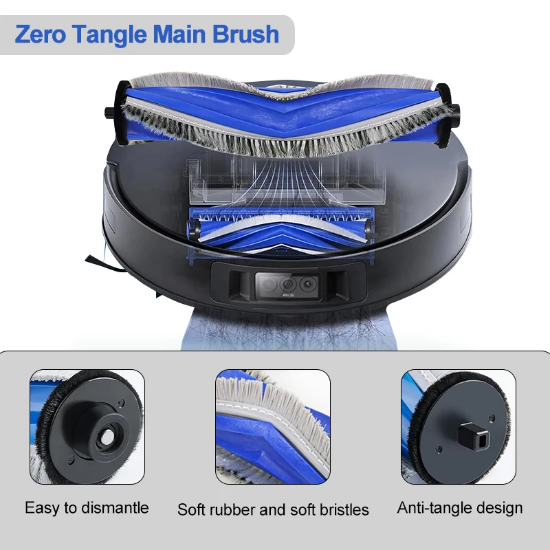 For ECOVACS DEEBOT T30S / T30 PRO / T30 Omni /  T30S Combo Robot Vacuum Accessories Main Side Brush Mop Filter Dust Bags parts