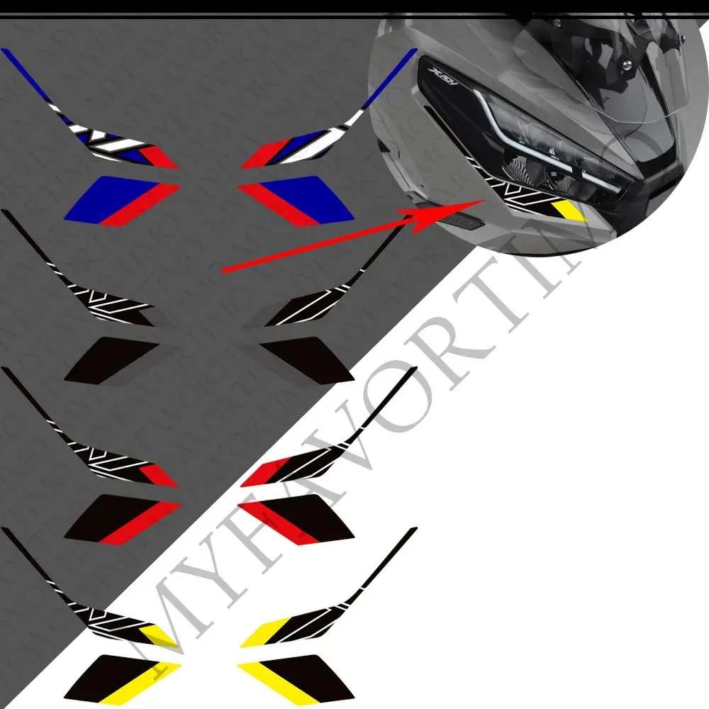 2021-2024 Voor Honda X-ADV Xadv X Adv 750 Beschermer Tank Pad Kit Kniewiel Stickers Stickers Carrosserie Spatbord Voorruit