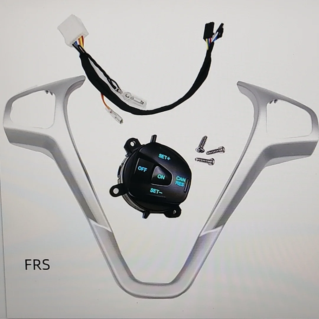 Frame Panel Cover Decorative+Car Cruise Switch Buttons For Ford Fiesta MK7 MK8 Ecosport 2013