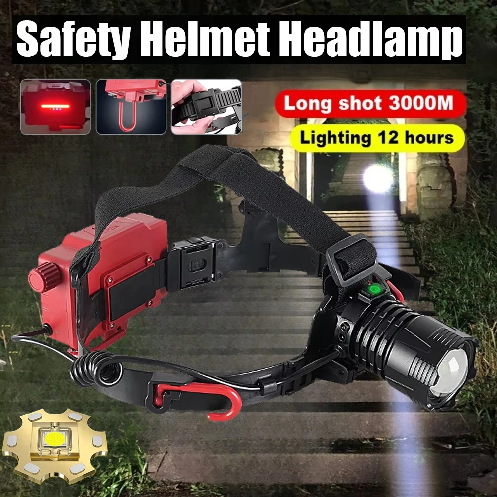 lampe-frontale-led-30w-a-longue-portee-avec-capteur-fixation-casque-super-lumineuse-zoom-telescopique-ideale-pour-le-camping-et-la-peche