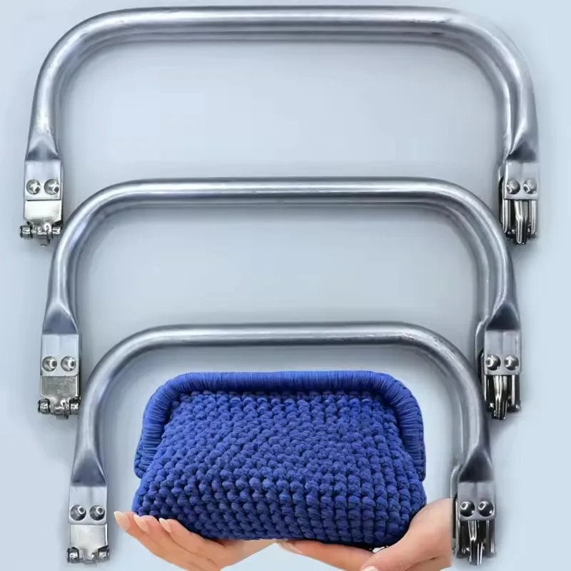 

Metal Aluminum Tube Bag Frame for Purse Semi Circle Metal Aluminium Frame Craft Clutch Bag Frame DIY Classical Pouch Hardware