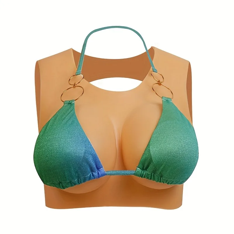 [ثدي من السيليكون ذو مظهر طبيعي] أشكال ثدي من السيليكون ذات مظهر طبيعي، مناسبة لما بعد الاستئصال، ملابس متقاطعة للأقراص المضغوطة