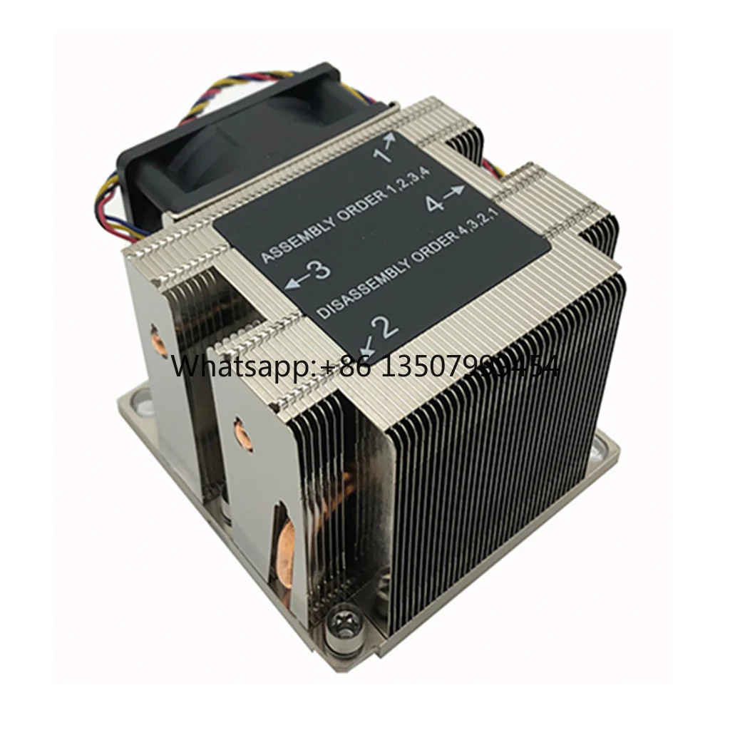 

SNK-00P68APS4 Active 2U Server CPU Cooler for LGA 3647 Industrial Computer Air Cooling Fan Aluminum Zipper Fin Heatsink